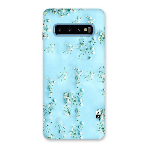 White Lily Design Back Case for Galaxy S10