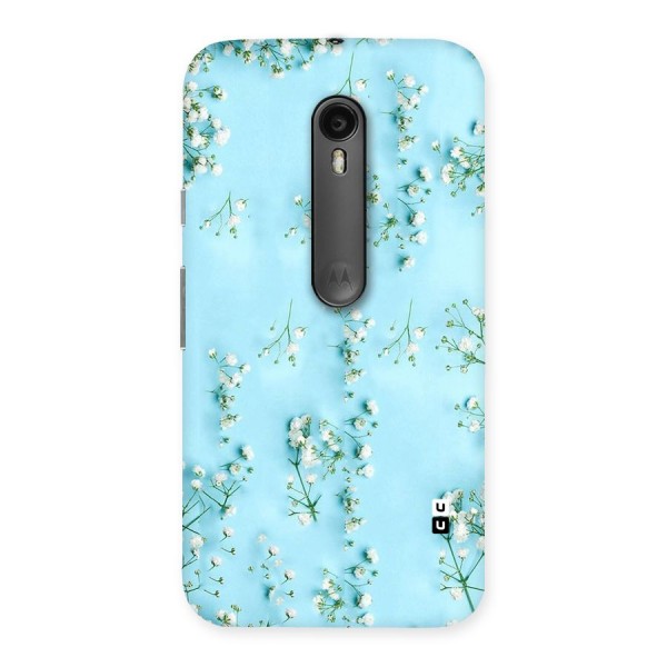 White Lily Design Back Case for Moto G3