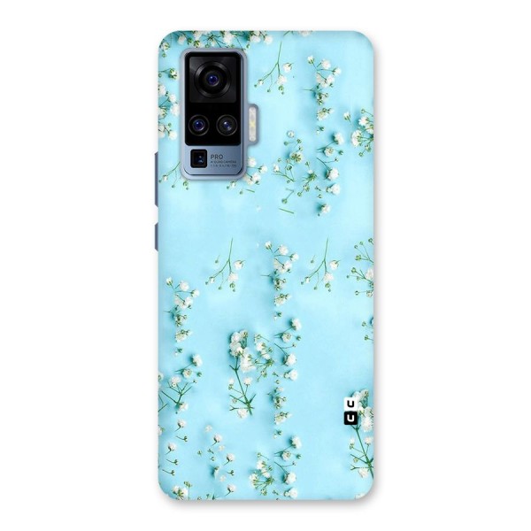 White Lily Design Back Case for Vivo X50 Pro