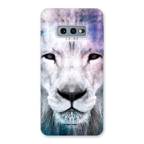 White Lion Back Case for Galaxy S10e