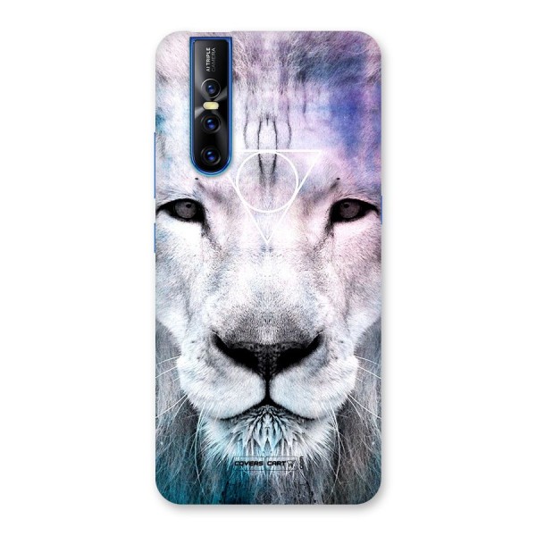 White Lion Back Case for Vivo V15 Pro