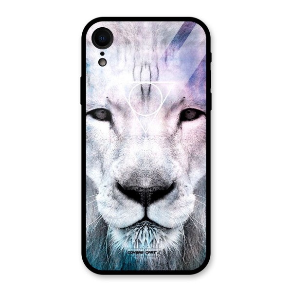 White Lion Glass Back Case for XR