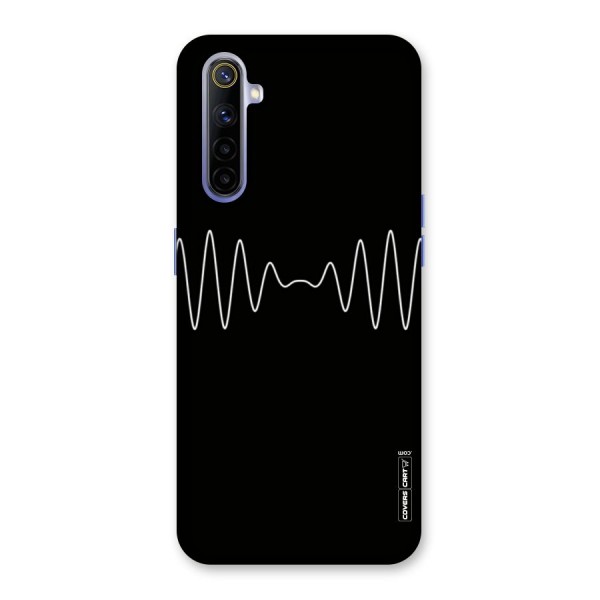 White Minimal Thread Back Case for Realme 6