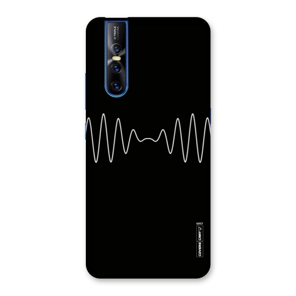 White Minimal Thread Back Case for Vivo V15 Pro