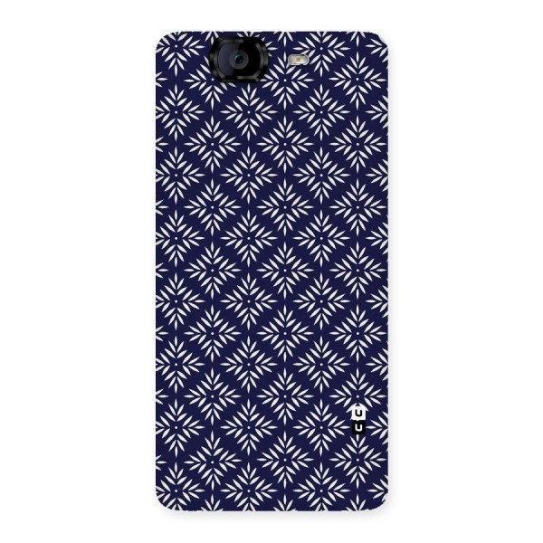 White Petals Pattern Back Case for Canvas Knight A350