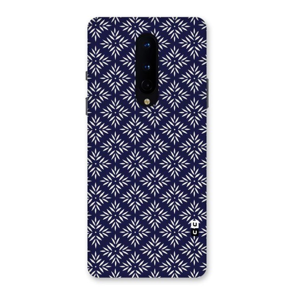 White Petals Pattern Back Case for OnePlus 8