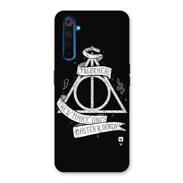 White Ribbon Back Case for Realme 6 Pro