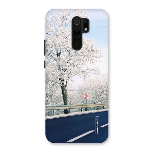 White Snow Tree Back Case for Redmi 9 Prime