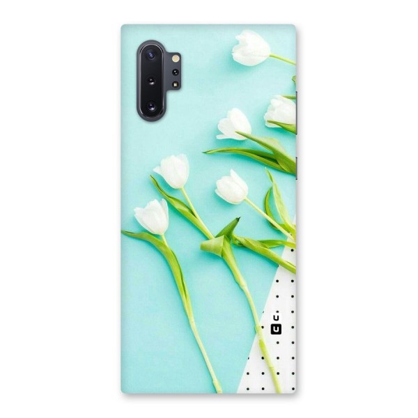 White Tulips Back Case for Galaxy Note 10 Plus