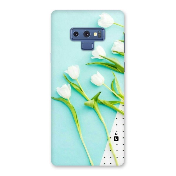 White Tulips Back Case for Galaxy Note 9