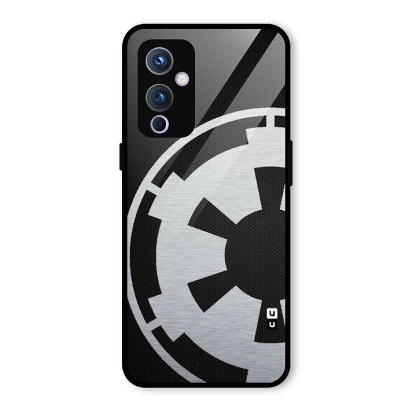 White Wheel Glass Back Case for OnePlus 9