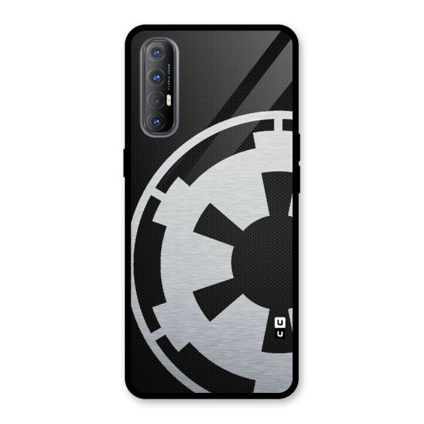 White Wheel Glass Back Case for Oppo Reno3 Pro