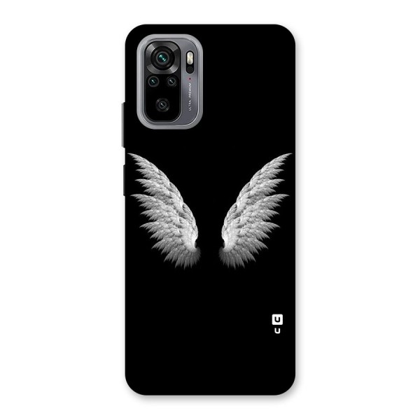 White Wings Back Case for Redmi Note 10