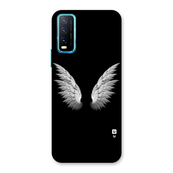 White Wings Back Case for Vivo Y20A