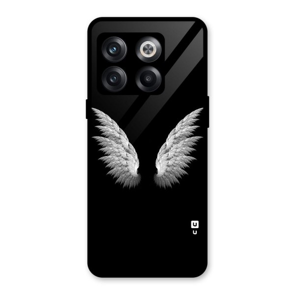 White Wings Glass Back Case for OnePlus 10T