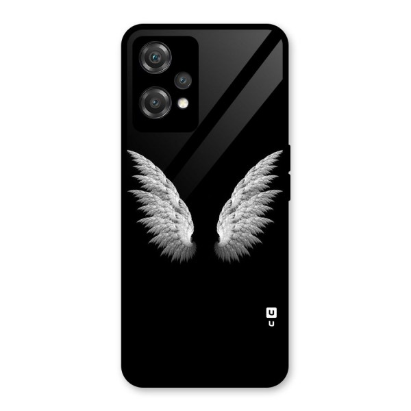 White Wings Glass Back Case for OnePlus Nord CE 2 Lite 5G
