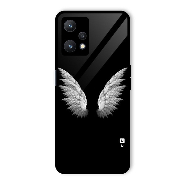 White Wings Glass Back Case for Realme 9 Pro 5G