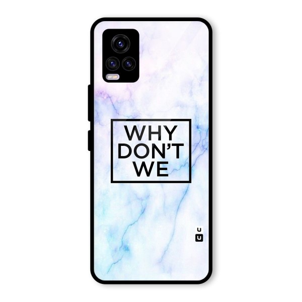 Why Dont We Glass Back Case for Vivo V20