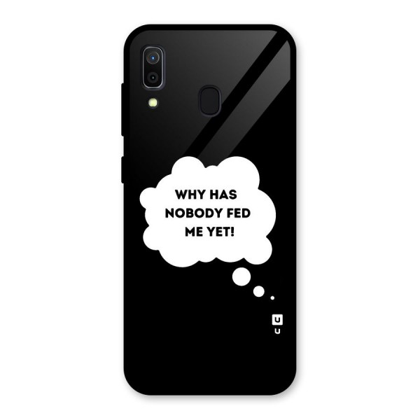 Why No Food Yet Glass Back Case for Galaxy A30