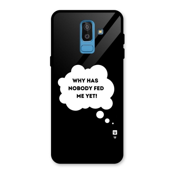 Why No Food Yet Glass Back Case for Galaxy J8