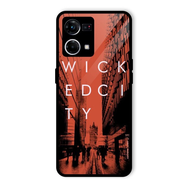 Wicked City Glass Back Case for Oppo F21s Pro 4G