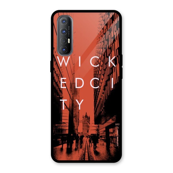 Wicked City Glass Back Case for Oppo Reno3 Pro