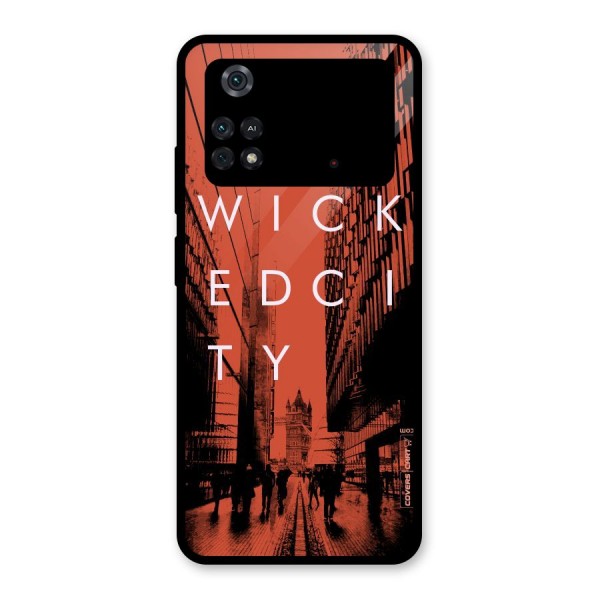 Wicked City Glass Back Case for Poco M4 Pro 4G