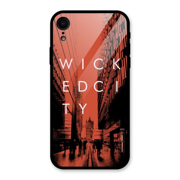 Wicked City Glass Back Case for XR