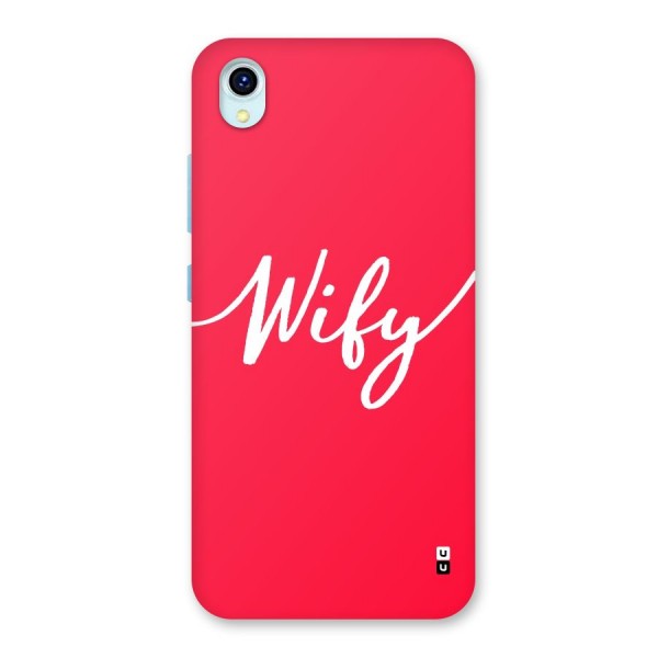 Wify Back Case for Vivo Y1s