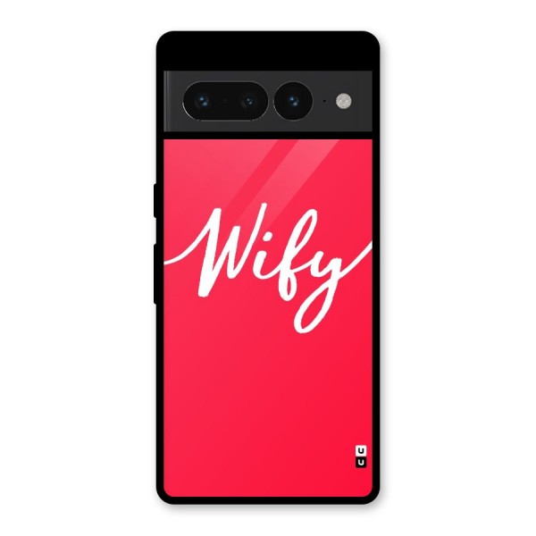 Wify Glass Back Case for Google Pixel 7 Pro