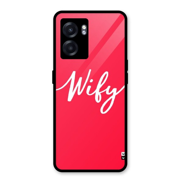 Wify Glass Back Case for Oppo K10 (5G)