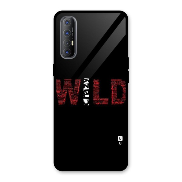 Wild Crazy Glass Back Case for Oppo Reno3 Pro