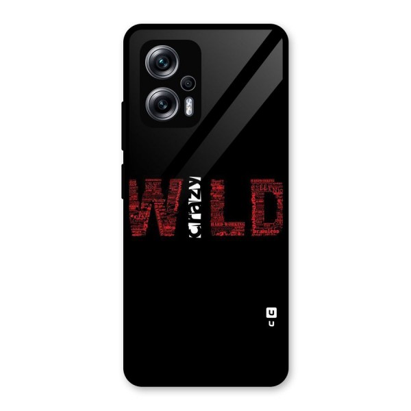 Wild Crazy Glass Back Case for Redmi K50i