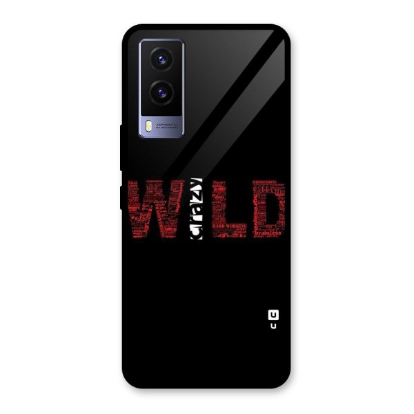 Wild Crazy Glass Back Case for Vivo V21e 5G