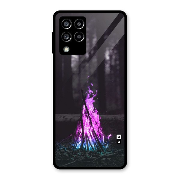 Wild Fire Glass Back Case for Galaxy M53 5G