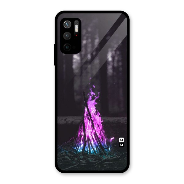 Wild Fire Glass Back Case for Poco M3 Pro 5G