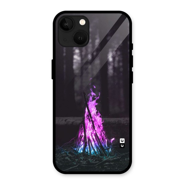 Wild Fire Glass Back Case for iPhone 13