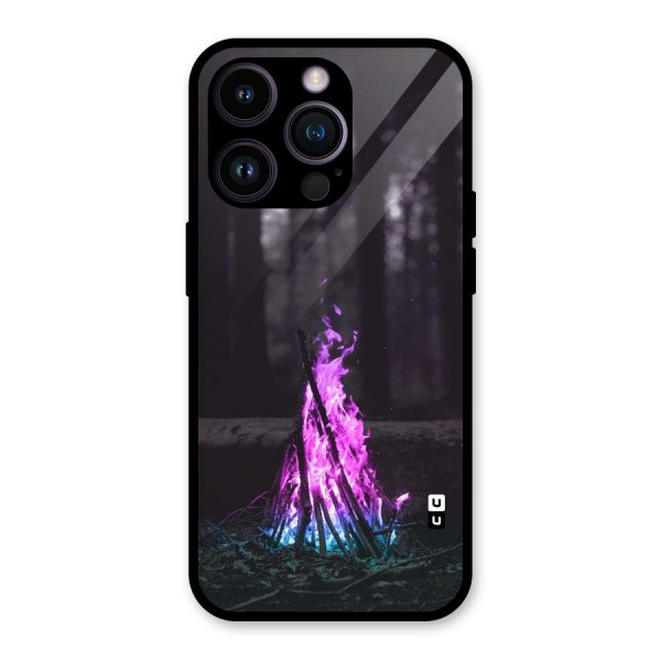 Wild Fire Glass Back Case for iPhone 14 Pro