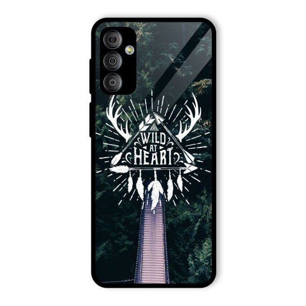 Wild Heart Glass Back Case for Galaxy F23