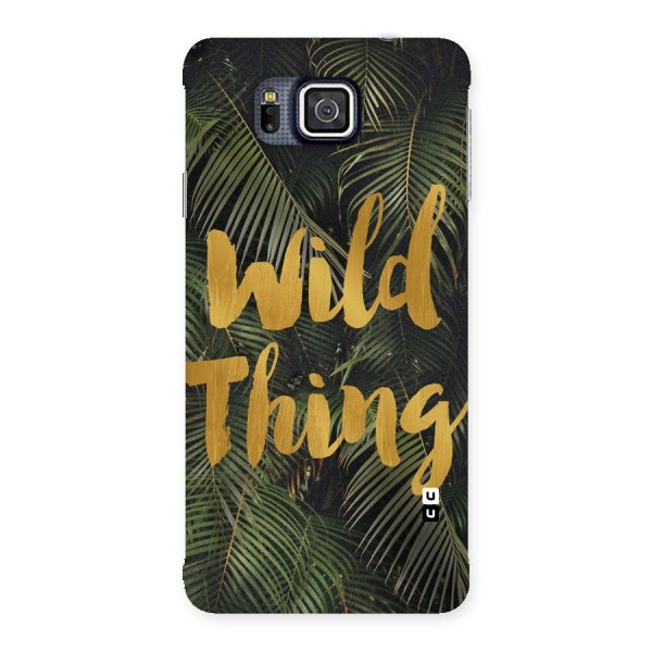 Wild Leaf Thing Back Case for Galaxy Alpha