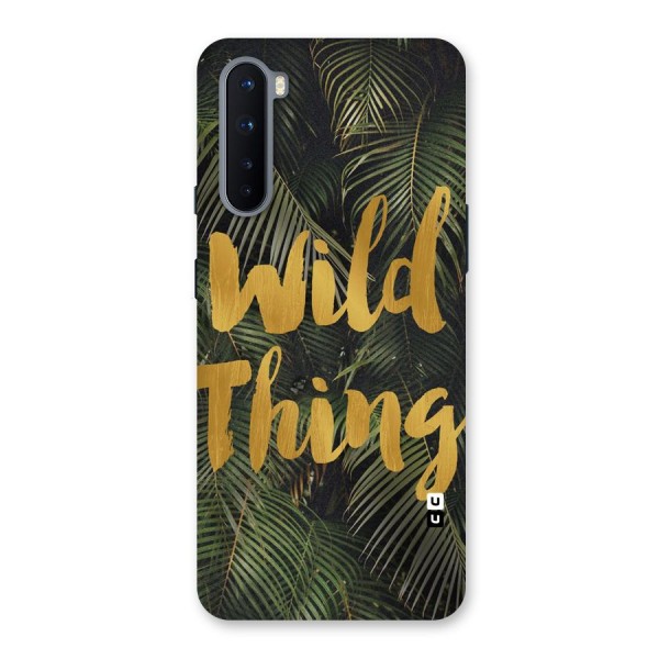 Wild Leaf Thing Back Case for OnePlus Nord