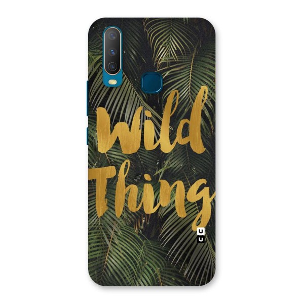 Wild Leaf Thing Back Case for Vivo Y15