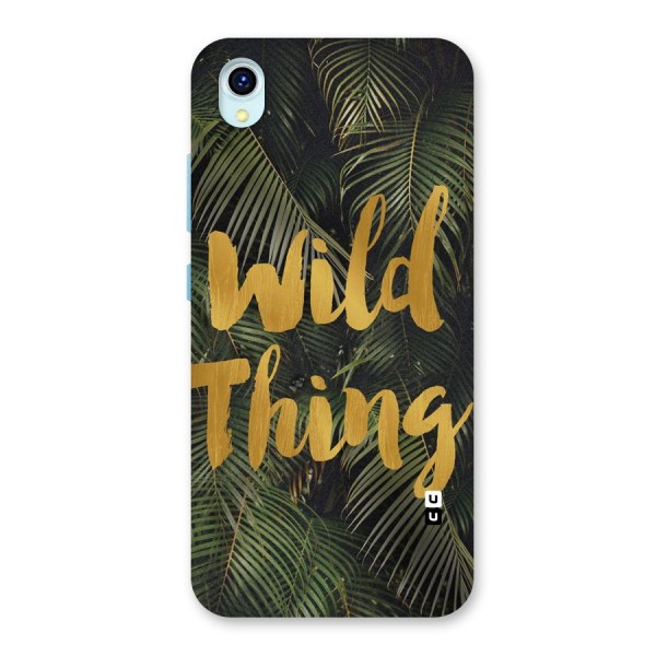 Wild Leaf Thing Back Case for Vivo Y1s