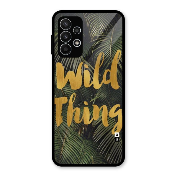 Wild Leaf Thing Glass Back Case for Galaxy A23