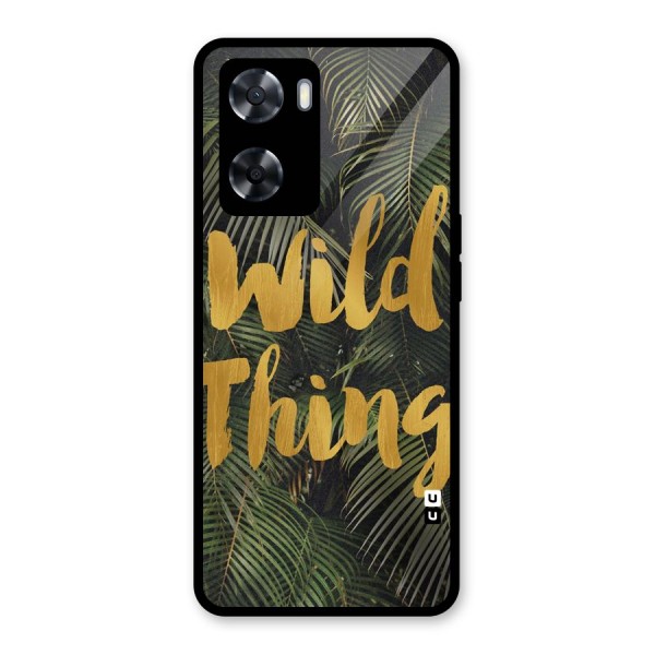 Wild Leaf Thing Glass Back Case for Oppo A57 2022