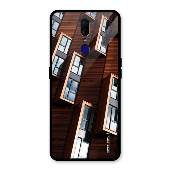 Window Abstract Glass Back Case for Oppo F11