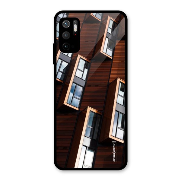 Window Abstract Glass Back Case for Poco M3 Pro 5G