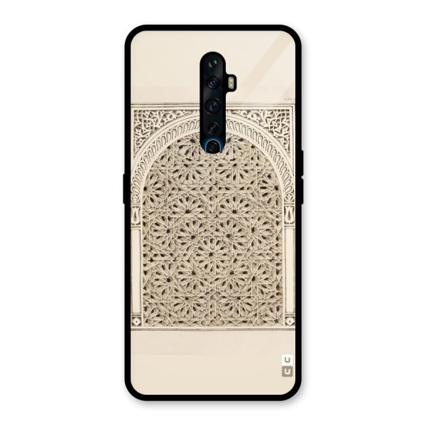 Window Ornaments Glass Back Case for Oppo Reno2 Z