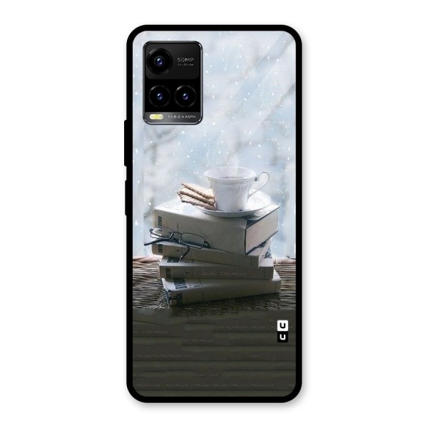 Winter Reads Glass Back Case for Vivo Y21 2021