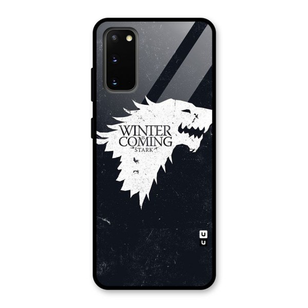 Winter is Coming Stark Glass Back Case for Galaxy S20